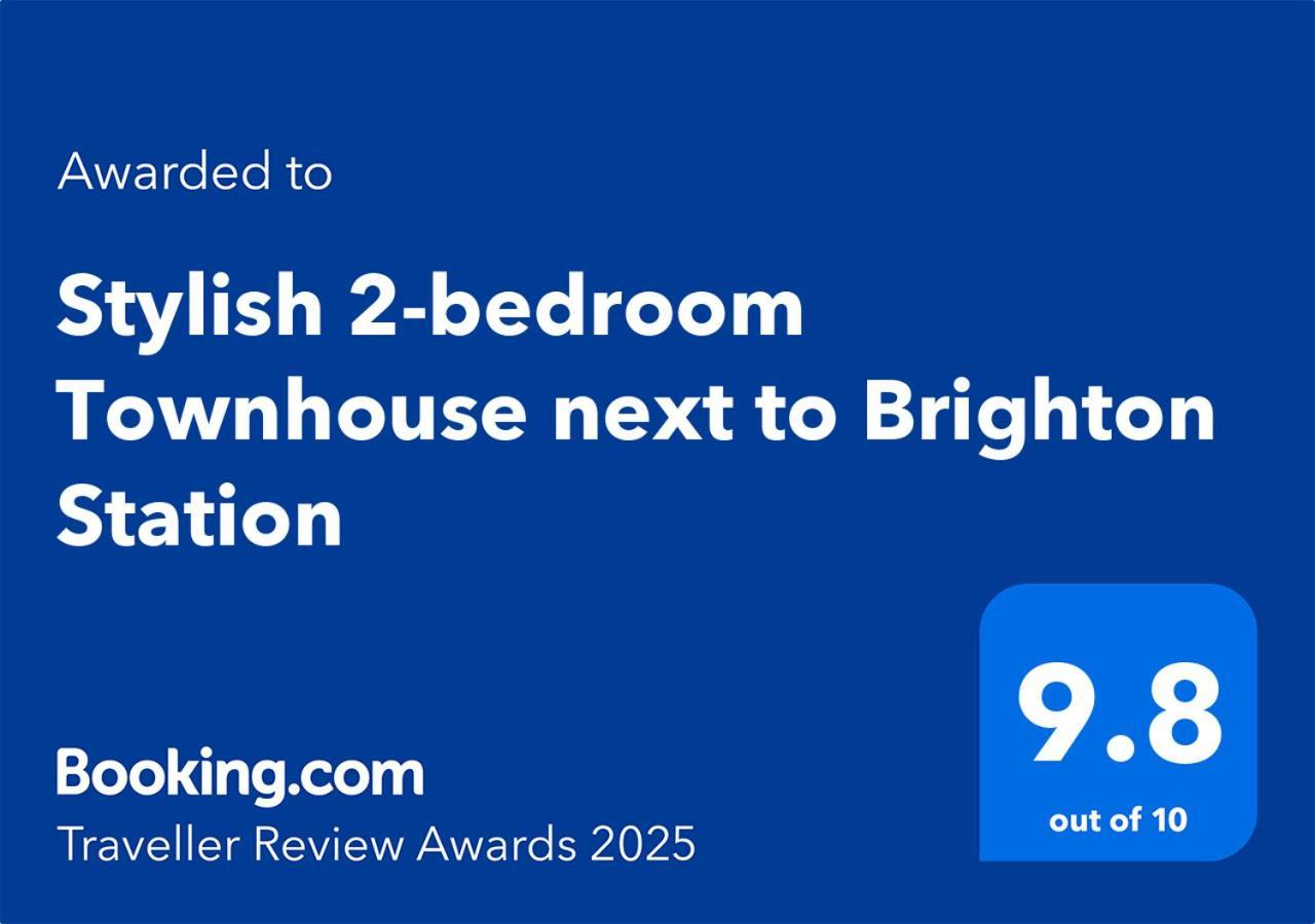 Stylish 2-Bedroom Townhouse Next To Brighton Station Exteriör bild